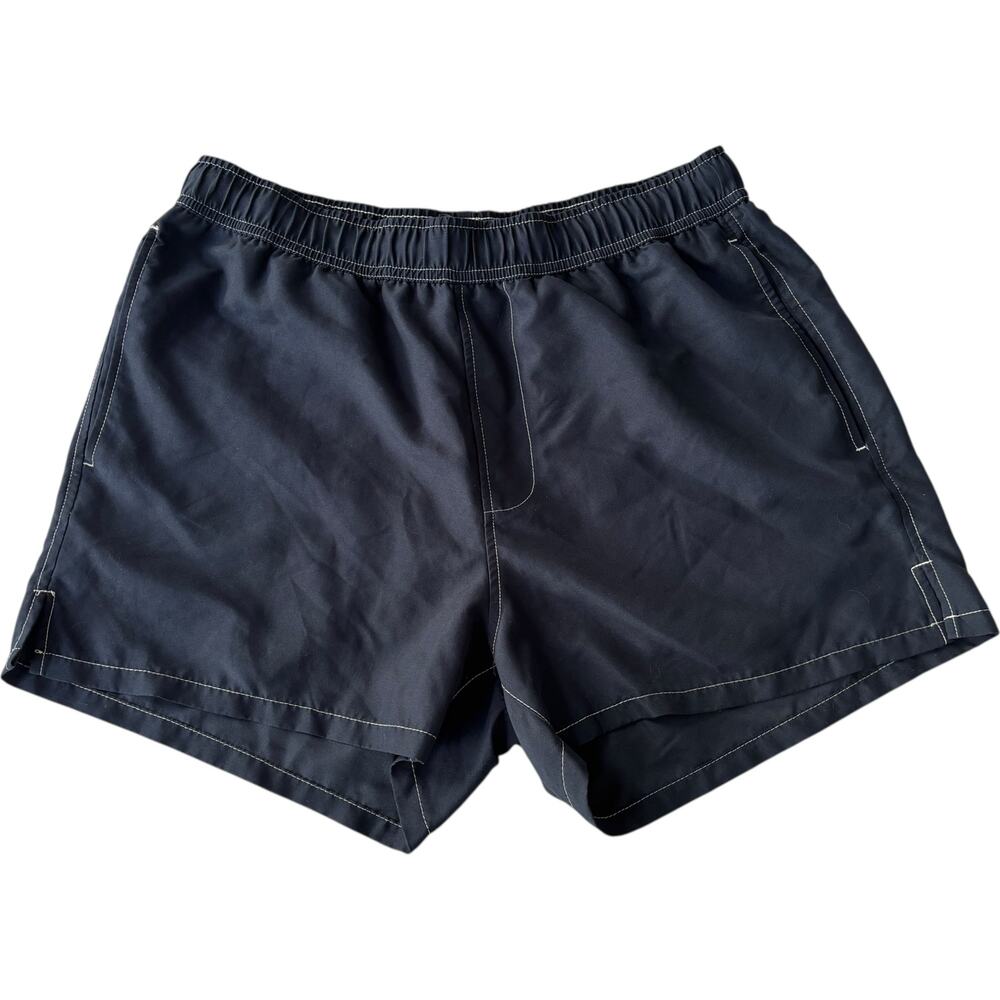 ASOS Design M 34 Sporty Board Shorts Navy Blue Regular Fit